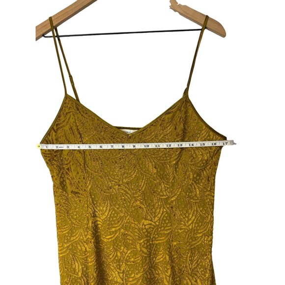 Vintage 90s Victoria's Secret Chemise Yellow Chenille Mini Nightie Dress MED - Picture 8 of 8